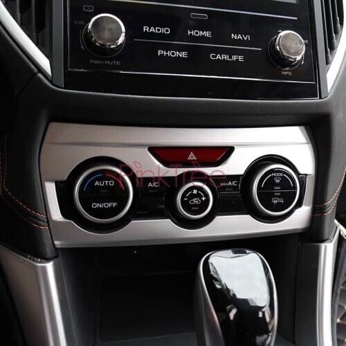 2017- 2019 Air Conditioning Adjustment Switch Cover Trim For Subaru Crosstrek Car Styling Accessories
