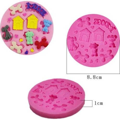 3D diy zoon kitchen accessories silicone fondant cake decorating baking tools mold