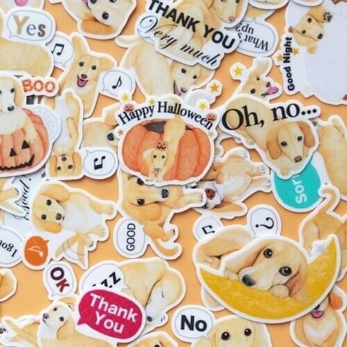 40pcs Creative Cute kawaii self-made dogs scrapbooking diary /decorative stickers/DIY craft photo albums