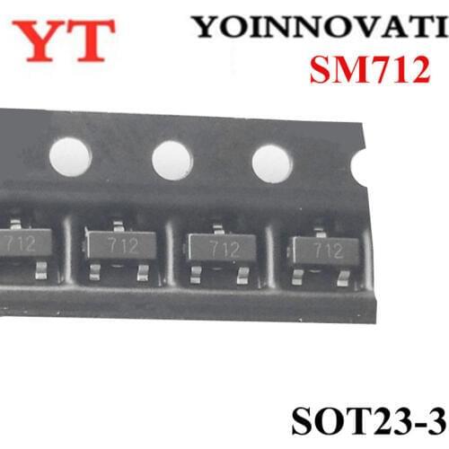 50pcs/lot CDSOT23-SM712 CDSOT23 712 SOT-23 IC Best quality
