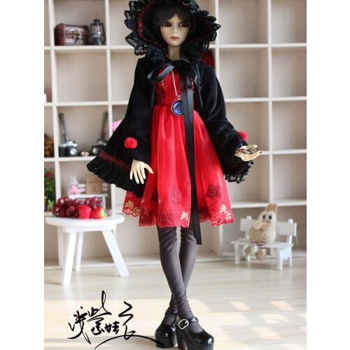 1/4 1/3 scale BJD clothing accessories dress+coat+socks for BJD/SD SD10 doll,Not included doll,shoes,wig,and accessories 18D2691