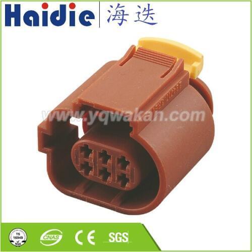 Free shipping 5sets 6pin Auto Electronic Steering wheel steering booster pump plug connector 284717-3