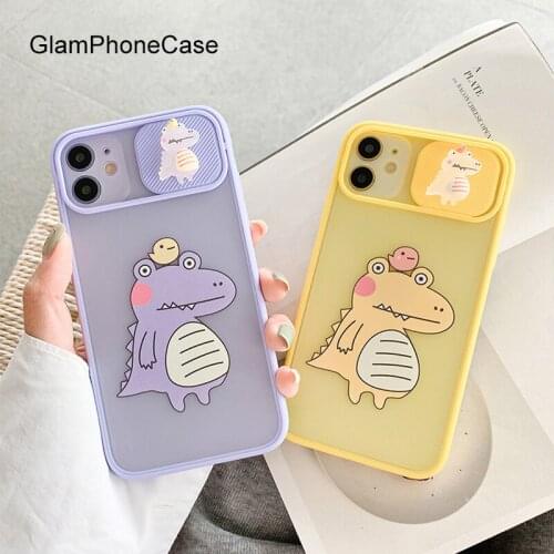 GlamPhoneCase Dinosaur Lens Protection Phone Case For iPhoneSE 2 11Pro/Max X XS Max XR Soft Silicone Cover For iPhone11 7 8Plus