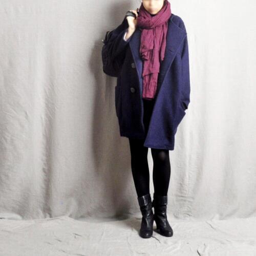 LuoYFF Womens Blue Coats