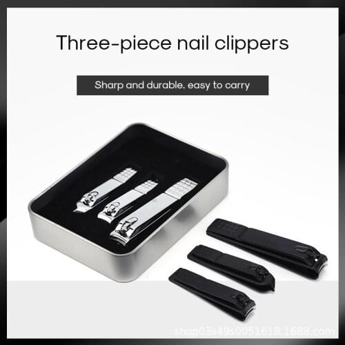 NOQ 3Pcs Nail Clipper Sets For Manicure Nail Cutting Machine Pedicure Salon Equipment Nail Art Tools