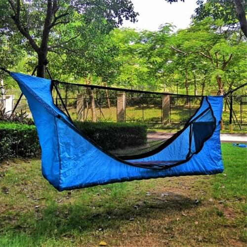 Camping Hiking Hammock Inflatable Mattress Mosquito Net Traveling Sets Courtyard Trekking Trip Anti-mosquito Hammock Accessories