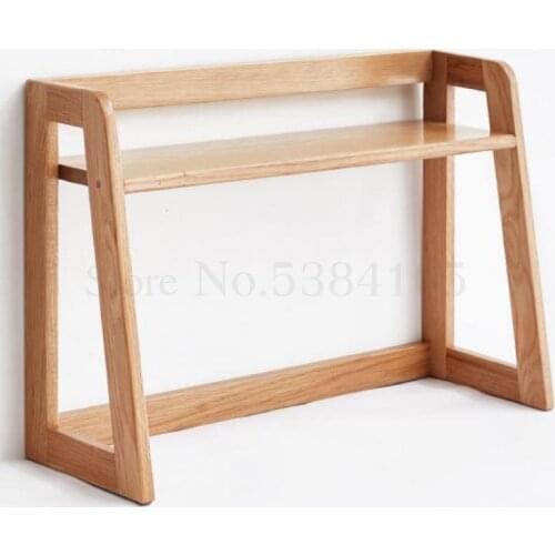 Modern Simple Bookshelves With All Solid Wood In Genji Wood Language Receive Oak Simple Desktop Shelf