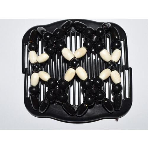 Standard comb black and white beads 20pcs/lot magic comb