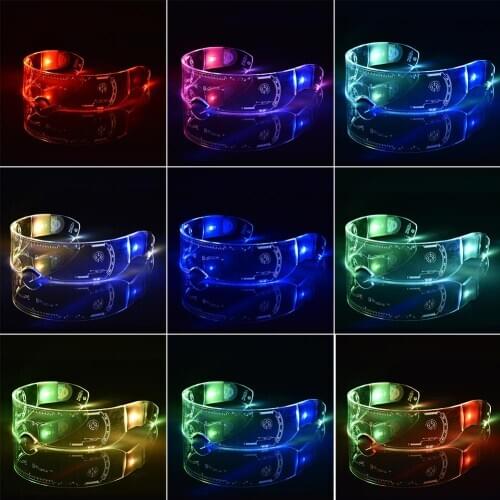 LED Glasses Light Up Shades Flashing Luminous Rave Night Christmas Activities Wedding Birthday Party Halloween Decoration
