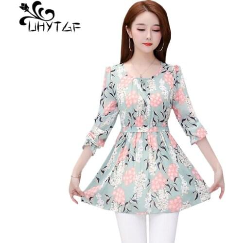 UHYTGF Printed Blouses