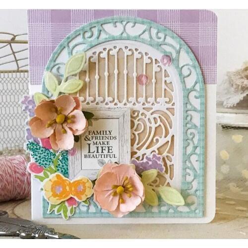 YPP CRAFT Exquisite Door Metal Cutting Dies Stencils for DIY Scrapbooking/photo album Decorative Embossing DIY Paper Cards