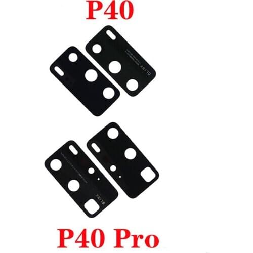For Huawei P40 P40 Pro Original Rear Back Camera Glass Lens Replacement Part with Adhesive Sticker