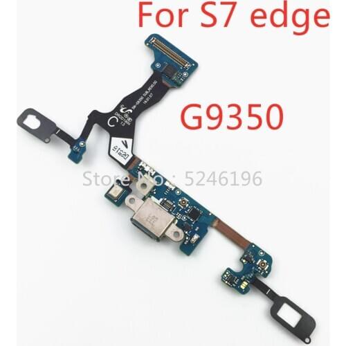 1pcs For Samsung Galaxy S7 edge G9350 SM-G9350 USB Charging Charger Port Dock mini Micro Connector Flex Cable PCB board Replace