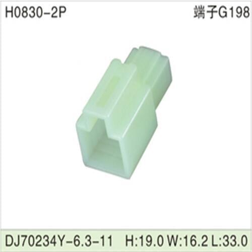 500PCS DJ70234Y-6.3-11 6.3mm 2Pin AMP Car Electrical Wire Connectors for Audi ,BMW,Honda,Toyota,NISSAN AND other models