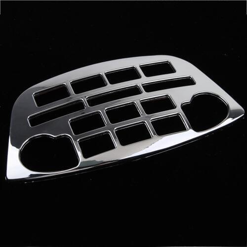 ABS Plastic Motor Radio Accent Dash Panel Silver for Honda Goldwing GL1800 01-11