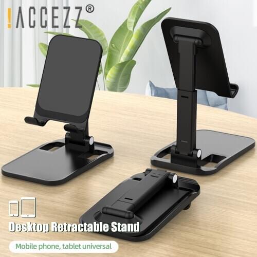 !ACCEZZ Universal Adjustable Phone Holder For iPhone 11 Huawei Foldable Mobile Phone Holder Stand For iPad Tablet Desktop Stand