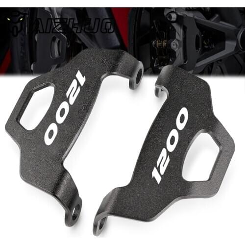 FOR Ducati Multistrada 1200 Enduro Pro 2017 2018 Motorcycle Aluminum Front Brake Caliper Guard Cover Multistrada1200 Enduro 2016