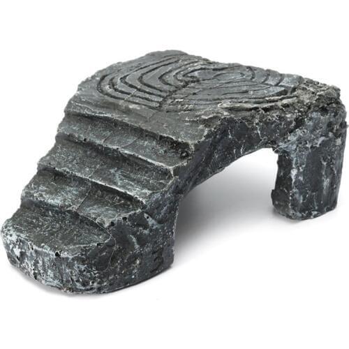 Resin Aquarium Turtle Island Basking Climbing Platform Aquarium Stone Rock Cave Decoration For Repitle Amphibians Tortoise
