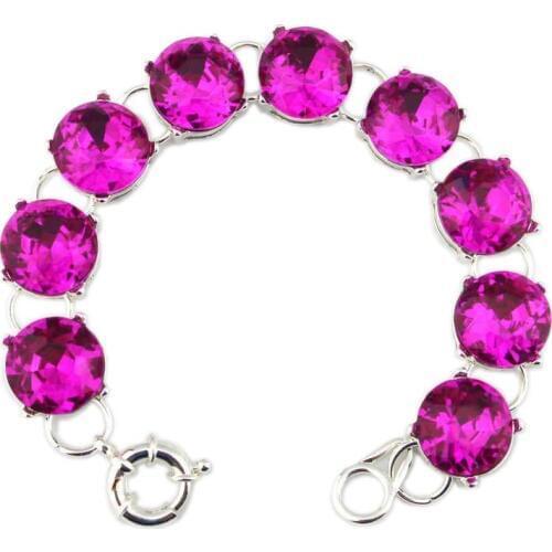 Classic Brand Designer Jewelry Glass Crystal Bracelets for Women Fashion Wedding Party Dot Bracelets Wholesale