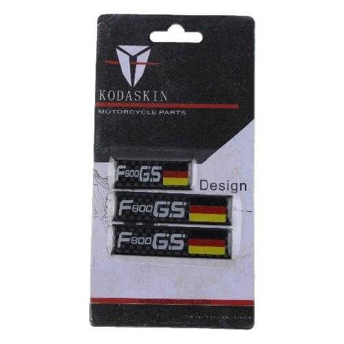 KODASKIN 3M Carbon Sticker emblem decal For BMW F800GS one set/3pieces