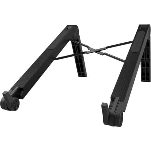 Lightweight Laptop Stand, 3-Adjustable Height Laptop Riser, Folding Air-Ventilated Laptop Holder for Notebook, Laptop, Tablet