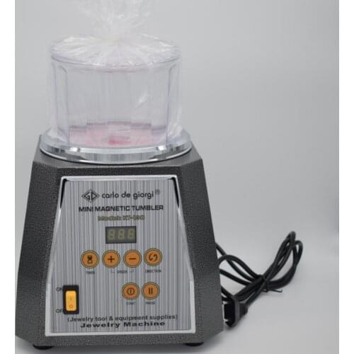KT130 Magnetic Tumbler 2500w Jewelry Polisher Super Finishing Machine With 200g Needles