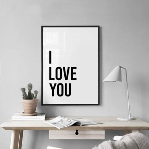Minimalist Letters Inspiring Words Canvas Painting Wall Art Nordic Posters and Prints Wall Pictures for Living Room Decoration
