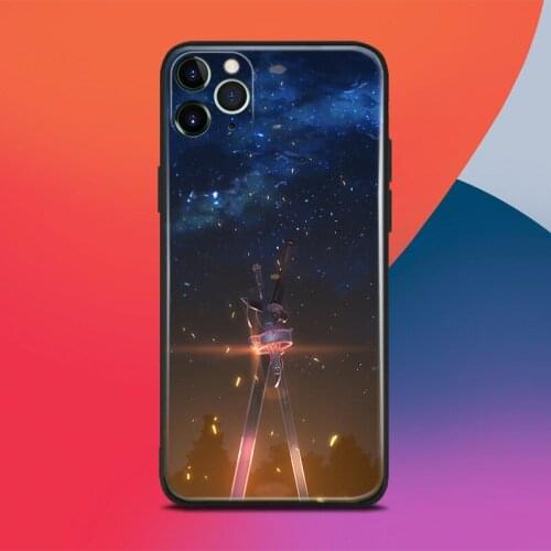 Sword art online SAO anime For iPhone se 6 6s 7 8 plus x xr xs 11 pro max soft silicone phone case cover shell