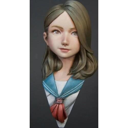 Resin Figure Kit 7cm Girl Resin Bust #2 Unpainted Garage Resin Kit