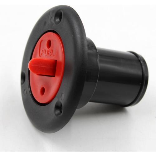 1 Pc Nylon 38mm 1 1/2 "Fuel Deck Filler Red Cap Flush Mount For Boat