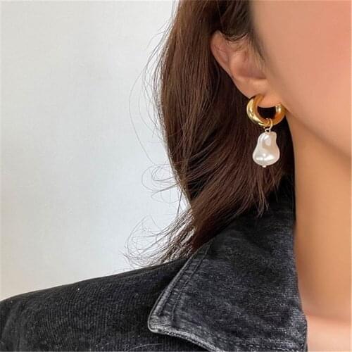New High Creative Imitation Pearl France Eardrop Women Jewelry Earring