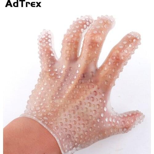 Finger Sleeve Condom Orgasm Hand Gloves Sex Toys Masturbation Vagina Clits Penis Massage Erotic Products