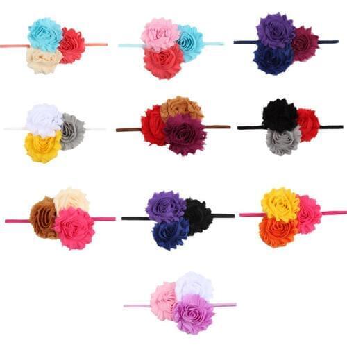 Headband Baby Girl Chiffon Flower Hair band Kids Toddler Christmas Headwear Princess Photo Props Hair Accessories New