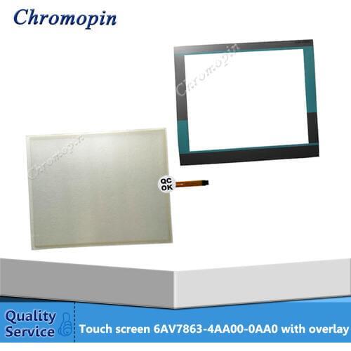 Touch screen for 6AV7863-3TA00-0AA0 6AV7 863-3TA00-0AA0 6AV7863-4AA00-0AA0 6AV7 863-4AA00-0AA0 with protective film