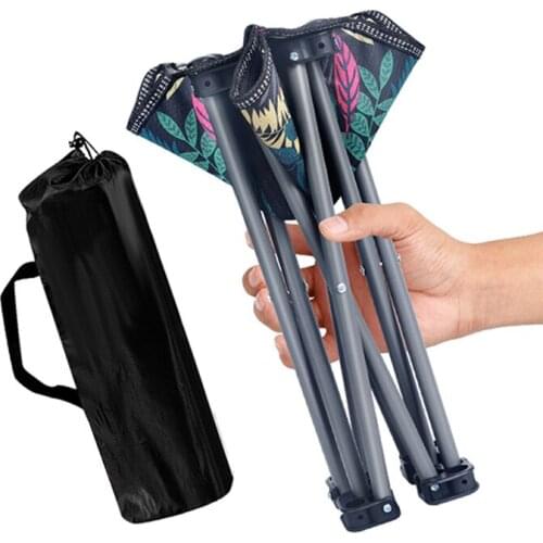 Outdoor Camping Fishing Chair Stool Portable Folding Fishing Chair Conveniently Carry Oxford Cloth Foldable Seat