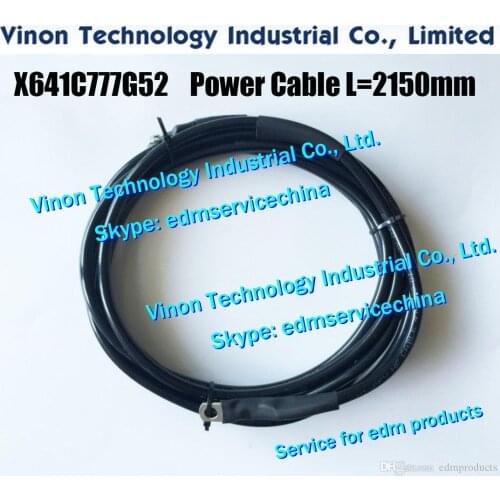 1pc) X641C777G52 edm Power Feed Cable L=2150mm POWER CABLE X641-C777-G52 for Mitsubishi DWC series