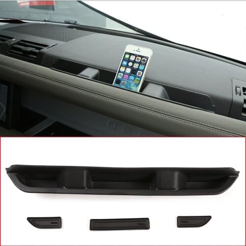 ABS Black Co-pilot Grab Bar Storage Box Tray Qrganizer Holder For Land Rover Defender 110 2020-2022 Car Interior Accessories