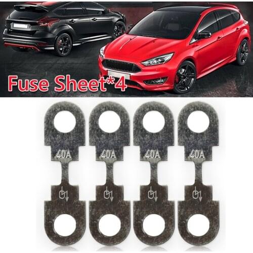 4Pcs Car Fuse Automotive for Volkswagen Polo for Bora for Golf 4 Battery Car Fuse with 3 Holes Center Distance