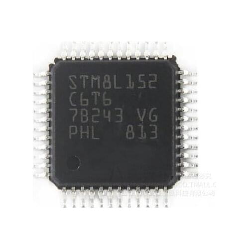 Free shipping 10 pcs STM8L152C6T6 STM8L152 LQFP48