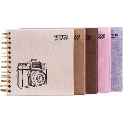5 Colors DIY Photo Album Family Memory Notebook Picture Albums Lovers Birthday Gift Wedding Baby Photo