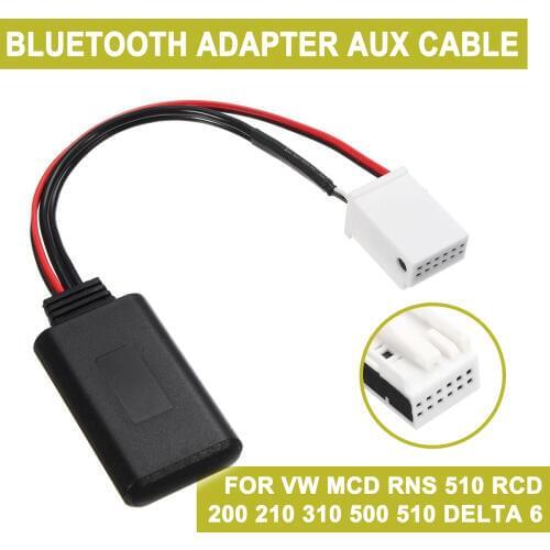 Bluetooth Audio Adapter Cable For VW MCD RNS 510 RCD 200 210 310 500 510 Delta 6 Car Electronics Accessories