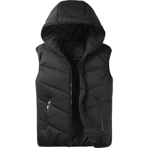 BOOERJUE Hooded Vests For Men