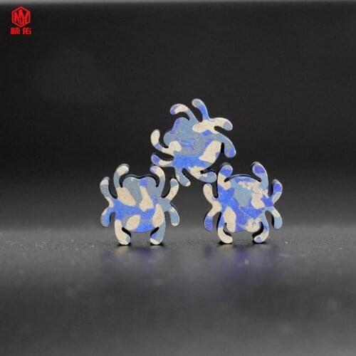 Spider Knife Lanyard Pendant Rope Knife Beads Multi Tools Outdoor Camping Paracord Accessories EDC Titanium Alloy Knife Beads