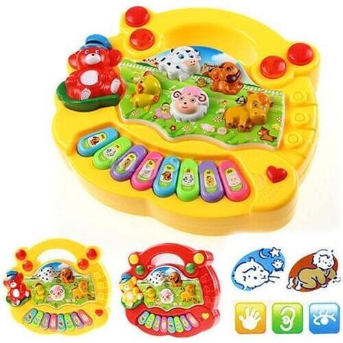 Baby Kids Musical Educational Animal Farm Piano Developmental Music Toy Gift