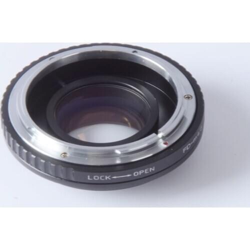 Focal Reducer Speed Booster Turbo adapter ring for canon FD Lens to m4/3 mount camera GF6 E-PL6 GX1 GX7 EM5 EM1 E-PL5 BMPCC