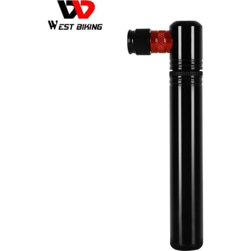 WEST BIKING MTB Road Bike Pump 130PSI Cycling Hand Air Pump Ball Tire Inflator Schrader Presta Dunlop Valve Mini Bicycle Pump