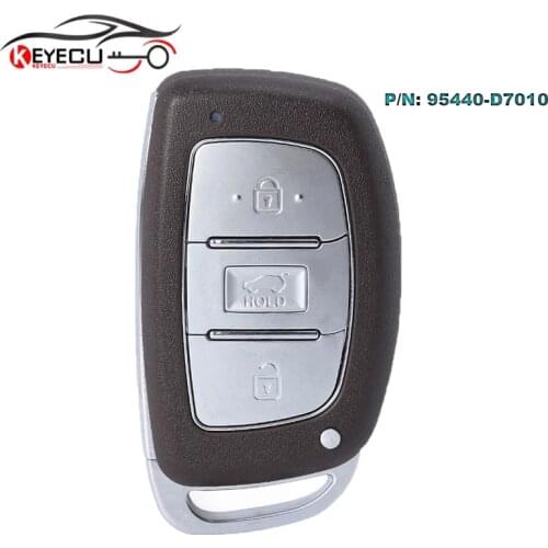 KEYECU P/N: 95440-D7010 Smart Remote Car Key Fob 3 Button FSK 433.92MHz ID47 for Hyundai Tucson 2019 2020