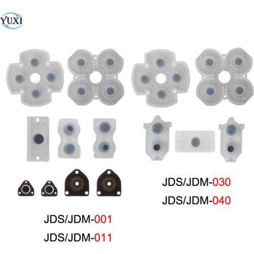 YuXi 1 set Silicone Conductive Rubber Adhesive Button Pad Keypads for Sony PlayStation DualShock 4 PS4 Pro Slim Controller