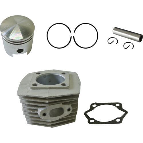 Pouvoir 47mm Cylinder Bore Gasket Piston Kit Fit 80cc 2-Stroke Motorised Bicycle
