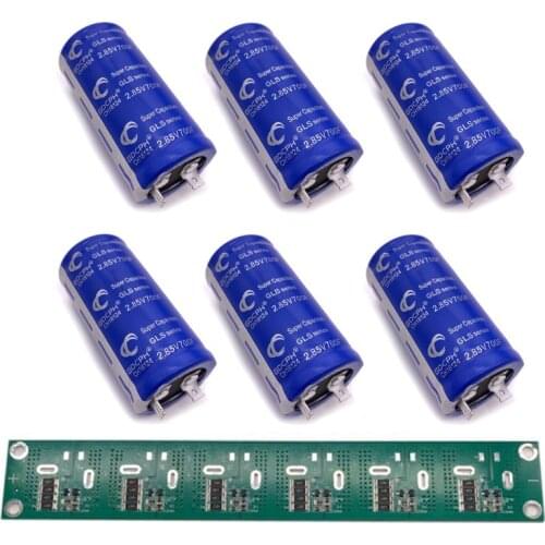 Super Farad Capacitor 2.85V 700F High Frequency Low ESR Flat Feet Single Capacitor for Car Electronic Components